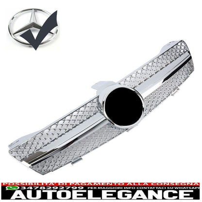 griglia sport griglia radiatore adatto per mercedes w219 cls 2004-2008 cromo-mostra il titolo originaletesto originalegrill sport kühlergrill passt für mercedes w219 cls 2004-2008 chrom