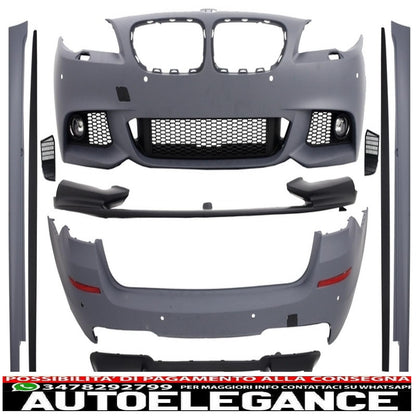 complete body kit suitable for bmw f11 5 series touring (estate, estate, avant) (2011-2013) m-performance look