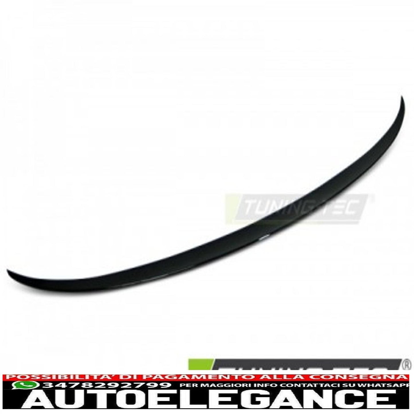 spoiler per bagagliaio stile sportivo nero lucido per bmw f10 10-16