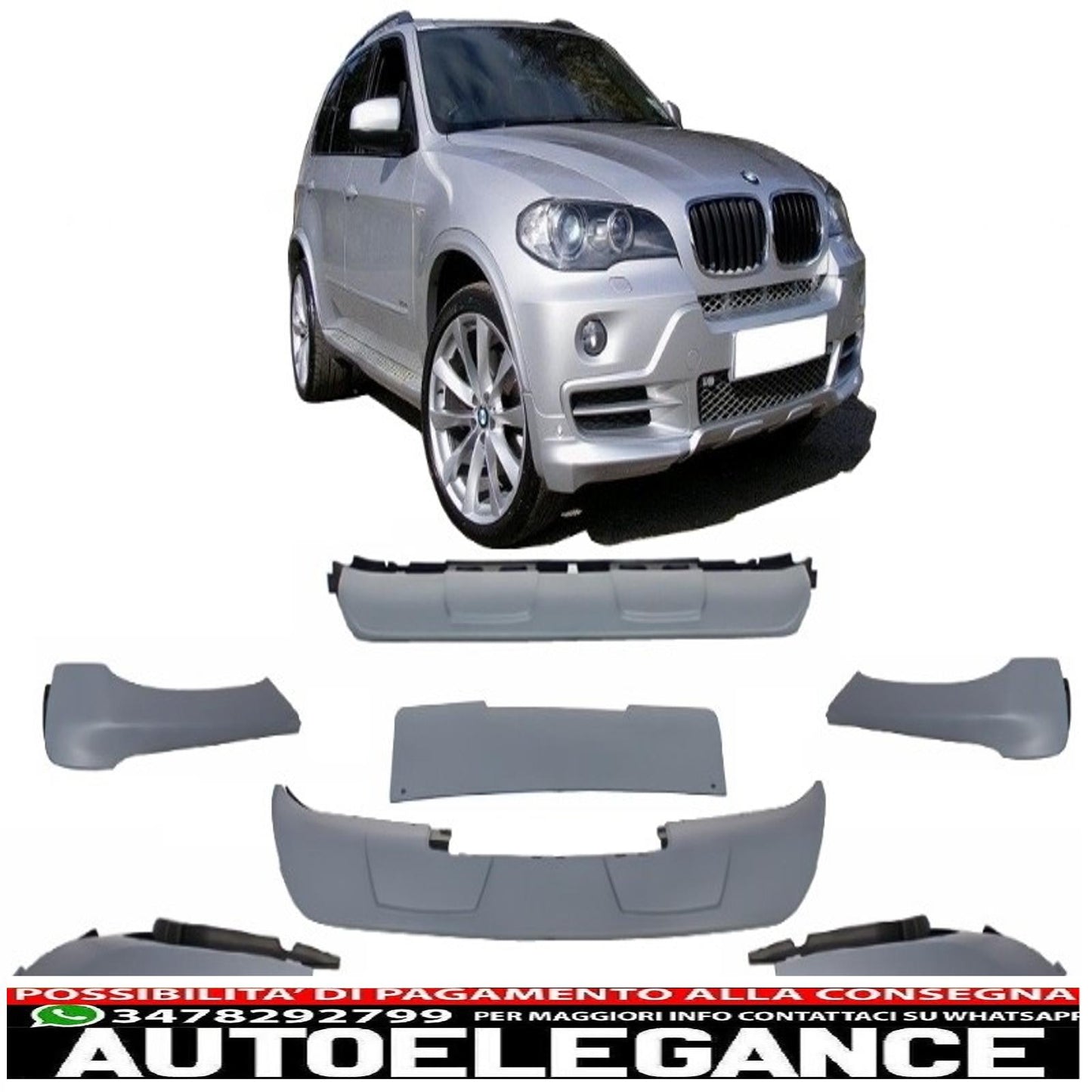 aerodynamic body kit suitable for bmw x5 e70 (2007-2011)