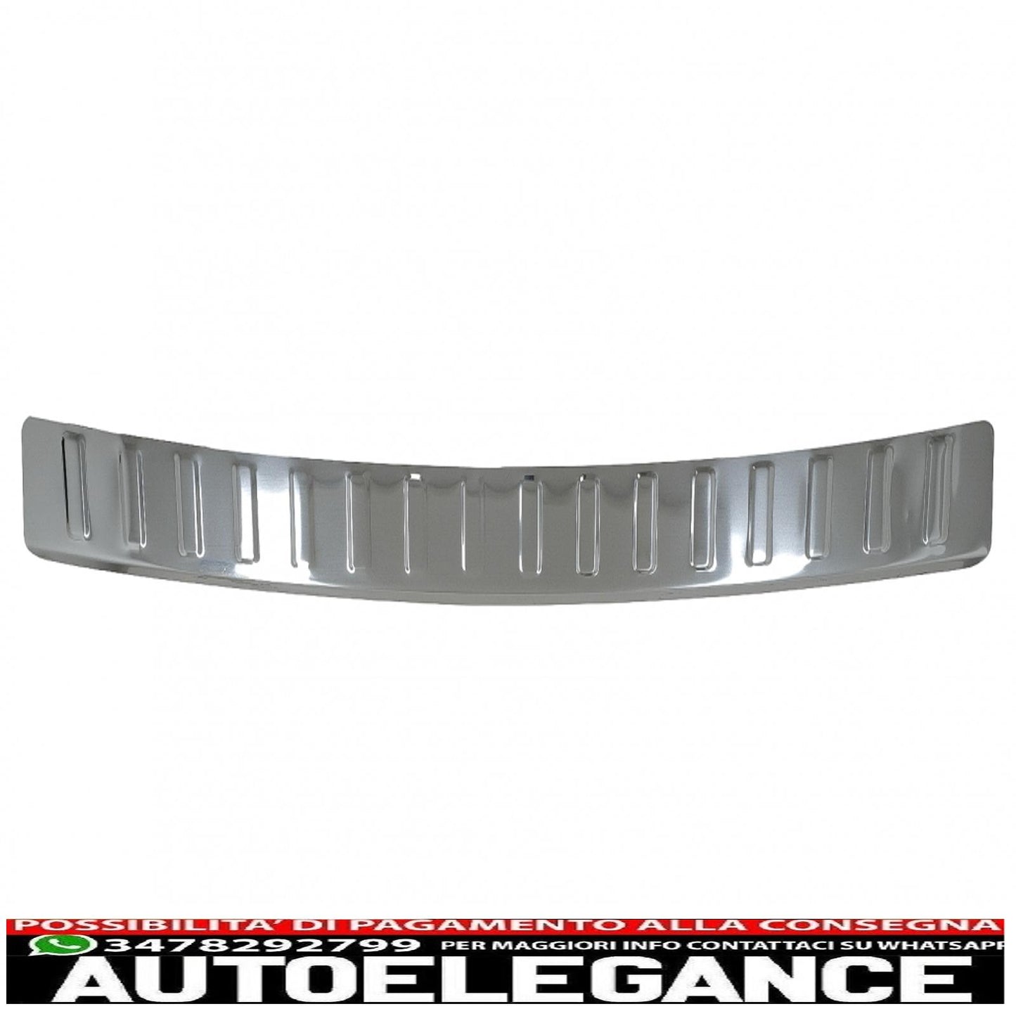 Protezione paraurti posteriore battitacco pedana copertura in alluminio adatta per vw golf vii 7 7.5 5g variante (2012-2019)