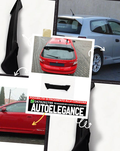 SPOILER adatto per HONDA CIVIC 7 HB 2000-2006