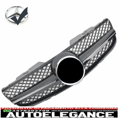 griglia sport griglia radiatore adatto per mercedes r230 sl 2006-2008 nero lucido-mostra il titolo originaletesto originalegrill sport kühlergrill passt für mercedes r230 sl 2006-2008 glanz schwarz