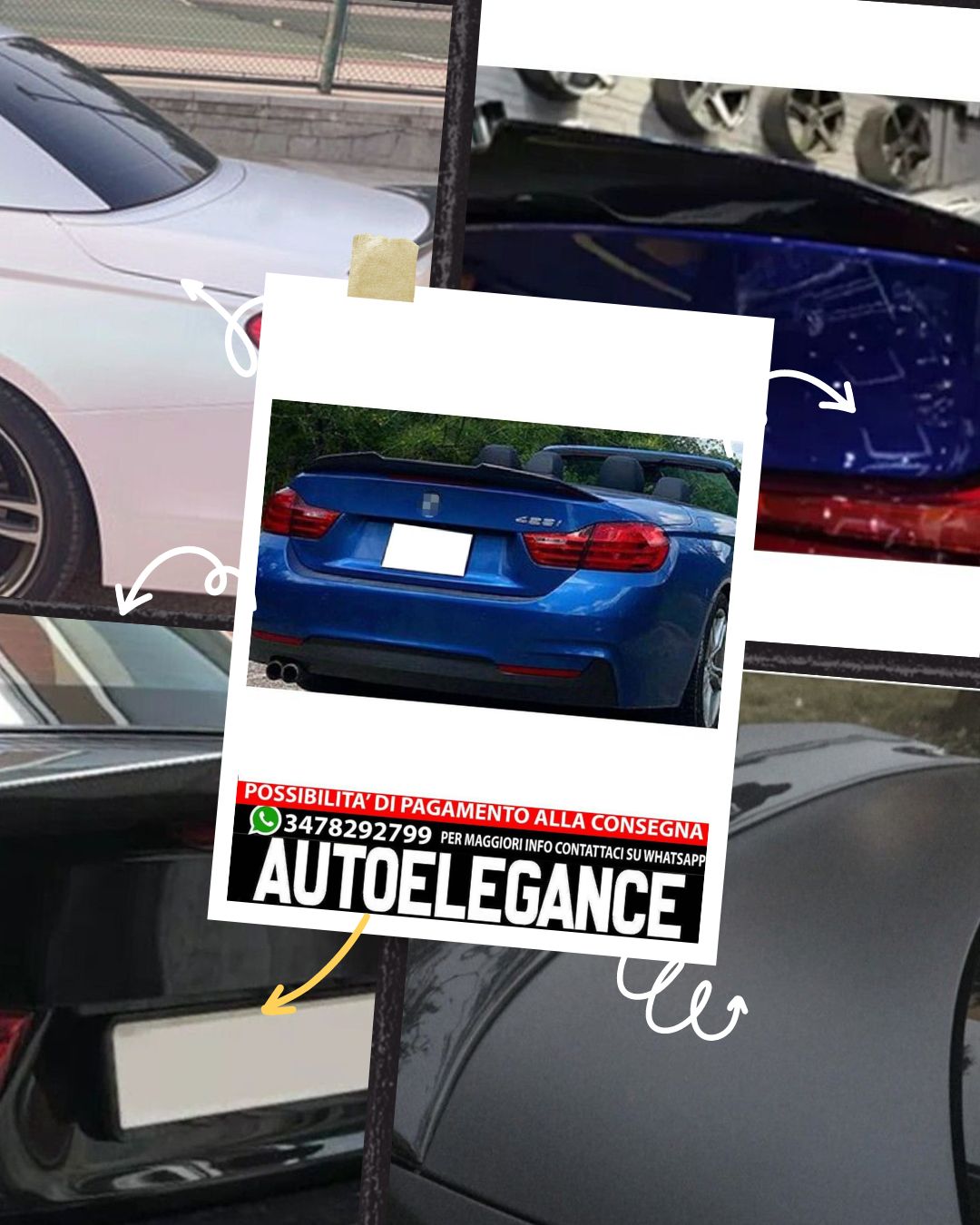 SPOILER suitable for BMW 4 F33 2013-2020
