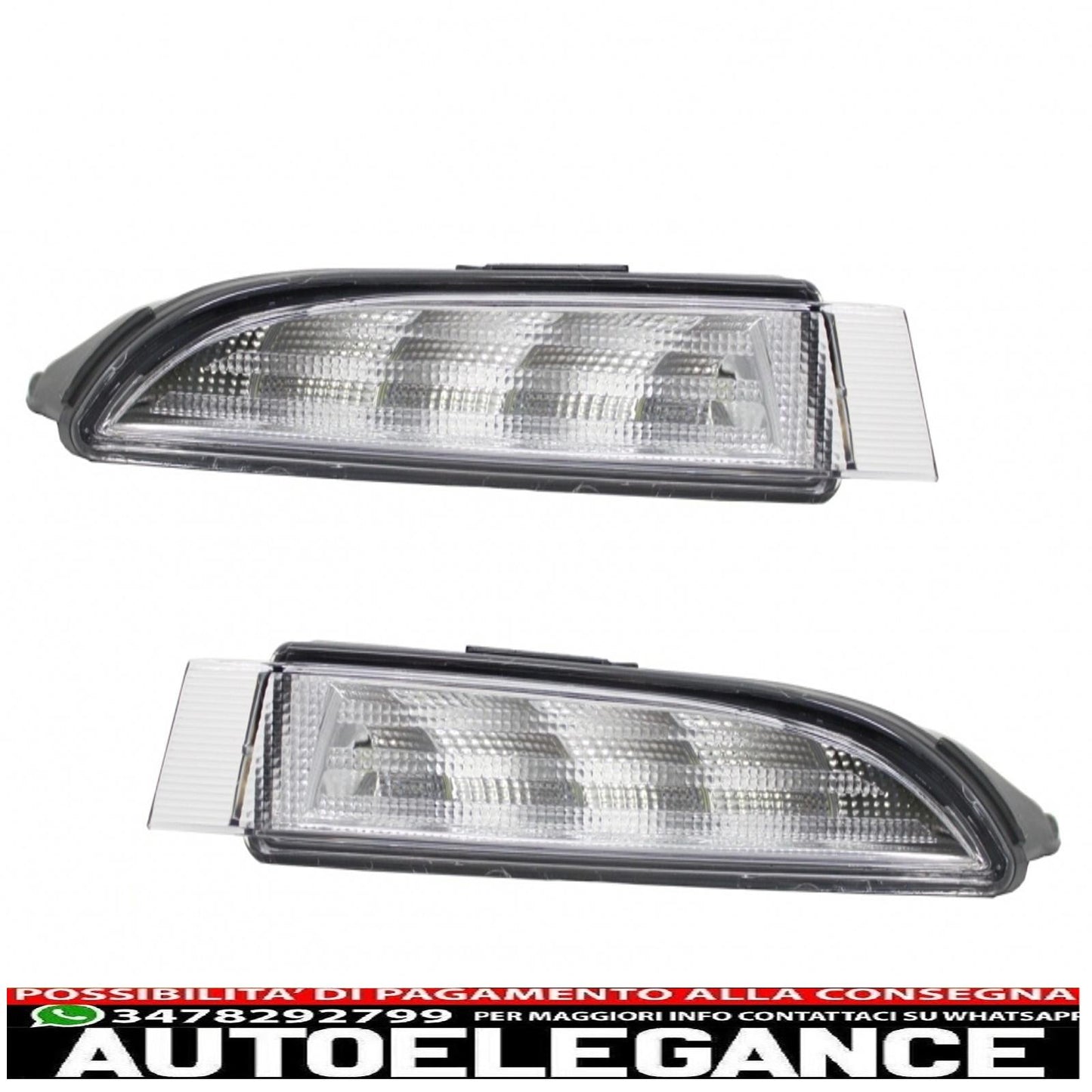 led drl daytime running light lamps suitable for vw golf vi (2008-2012) r20 set
