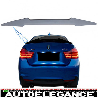 trunk spoiler suitable for bmw 4 series coupe f32 (2013-up) m4 csl design