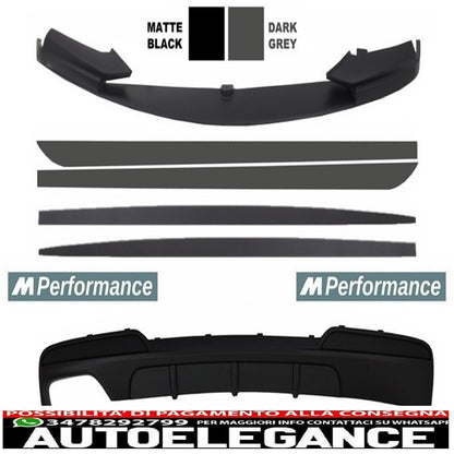 additional conversion kit extension to m-performance design suitable for bmw 5 series f10 f11 (2011-2017) sedan touring