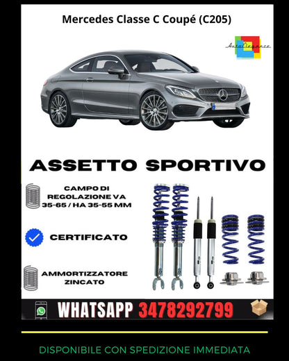 🔥Assetto sportivo ADATTO PER Mercedes Classe C Coupé (C205)🔥