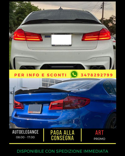 ✨Glossy Black SPOILER SUITABLE FOR BMW 5 G30 G38 2017+ Sedan✨