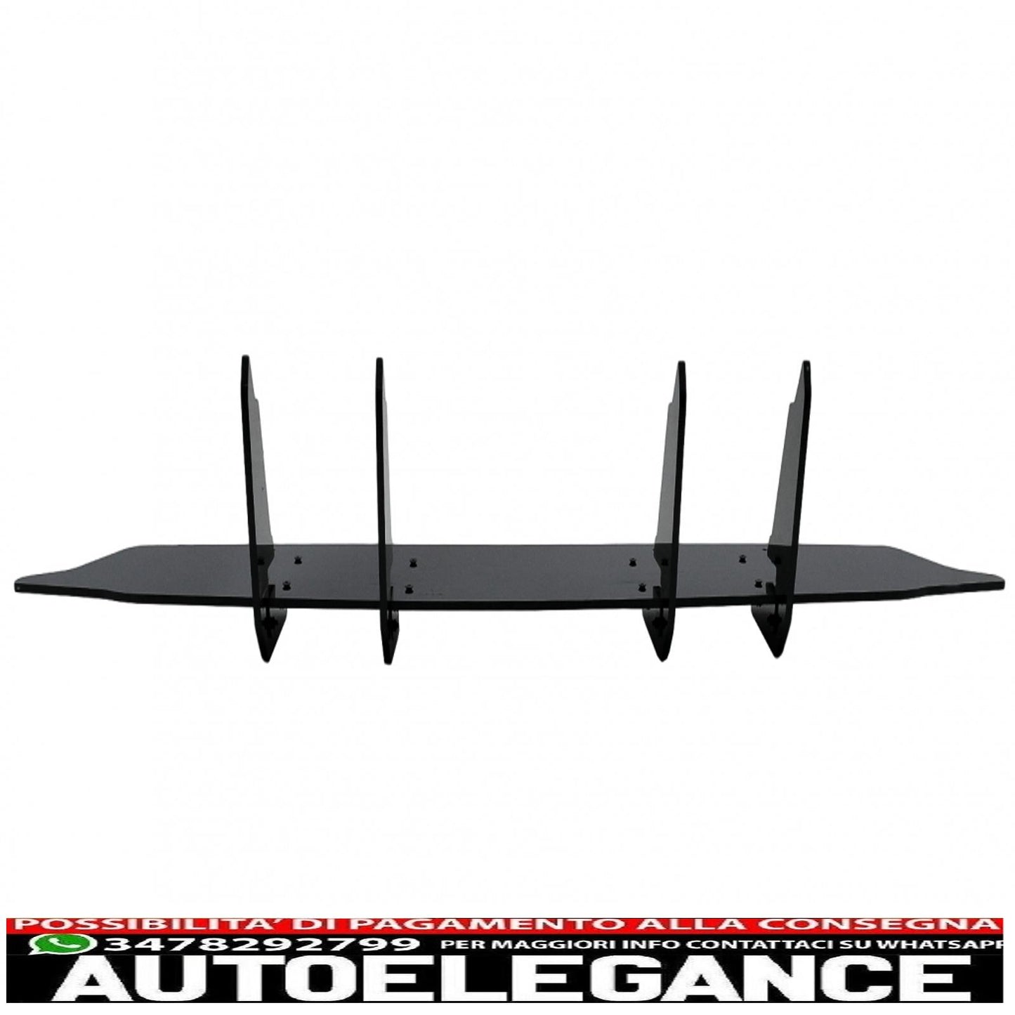 Estensione paraurti posteriore per diffusore adatta per mercedes classe A w177 hatchback a45 s (2018-up) nero