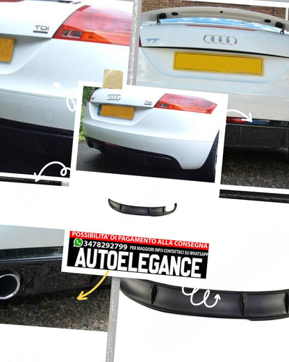 DIFFUSORE adatto per Audi TT 8J Coupé Cabrio 2006-2014