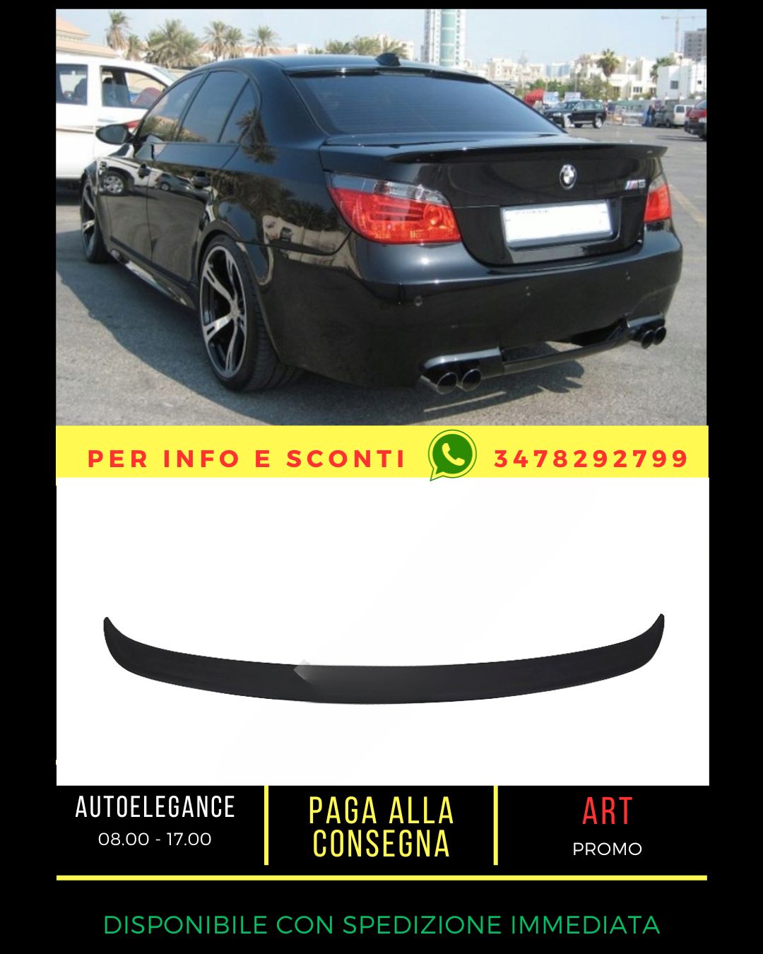 ✨SPOILER SUITABLE FOR BMW 5 E60 2003-2010✨