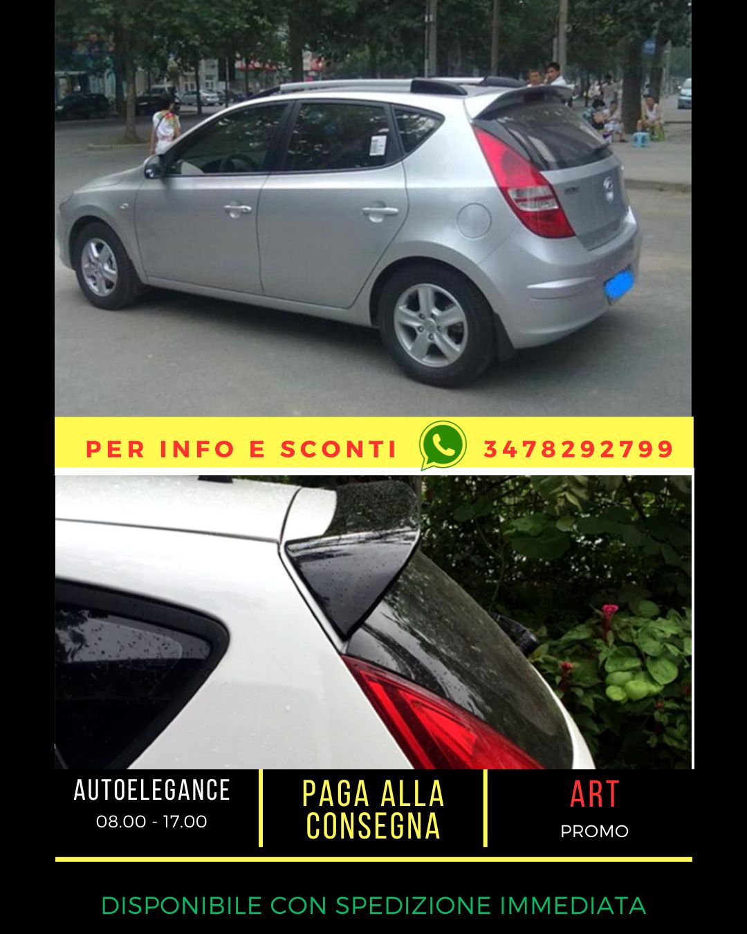 ✨SPOILER ADATTO PER Hyundai I30 I 2007–2012✨