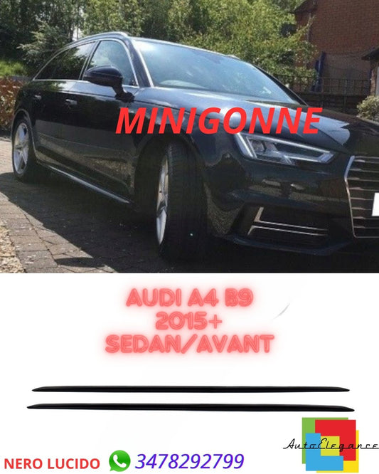 ✨SKIRT SUITABLE FOR Audi A4 B9 2015+ Sedan/Avant✨ 