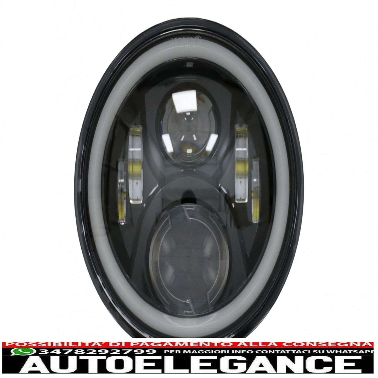 faro del motociclo a led adatto per honda cb250 cb400 cb500 cb1300 hornet 250 hornet 600 hornet 900 vtr250 vtec400 75w 7 pollici ip67 h4