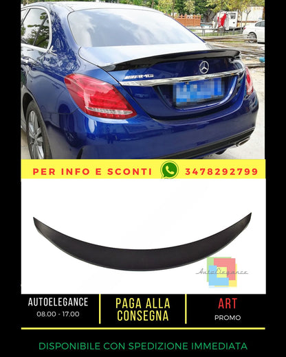 🔥SPOILER adatto PER Mercedes C class W205 2014-2021 Sedan🔥