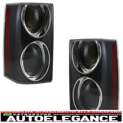Rear lights suitable for Land Range Rover Vogue III L322 (2002-2009) Halogen Bulb Supercharged Facelift Smoke Edition design