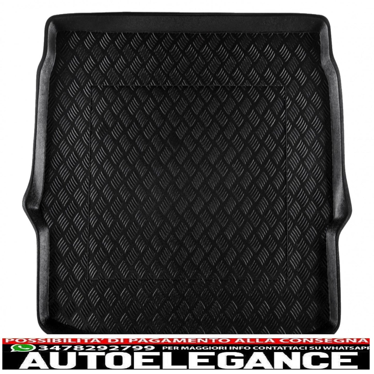 Non-slip boot mat suitable for Nissan Qashqai II (2014-)