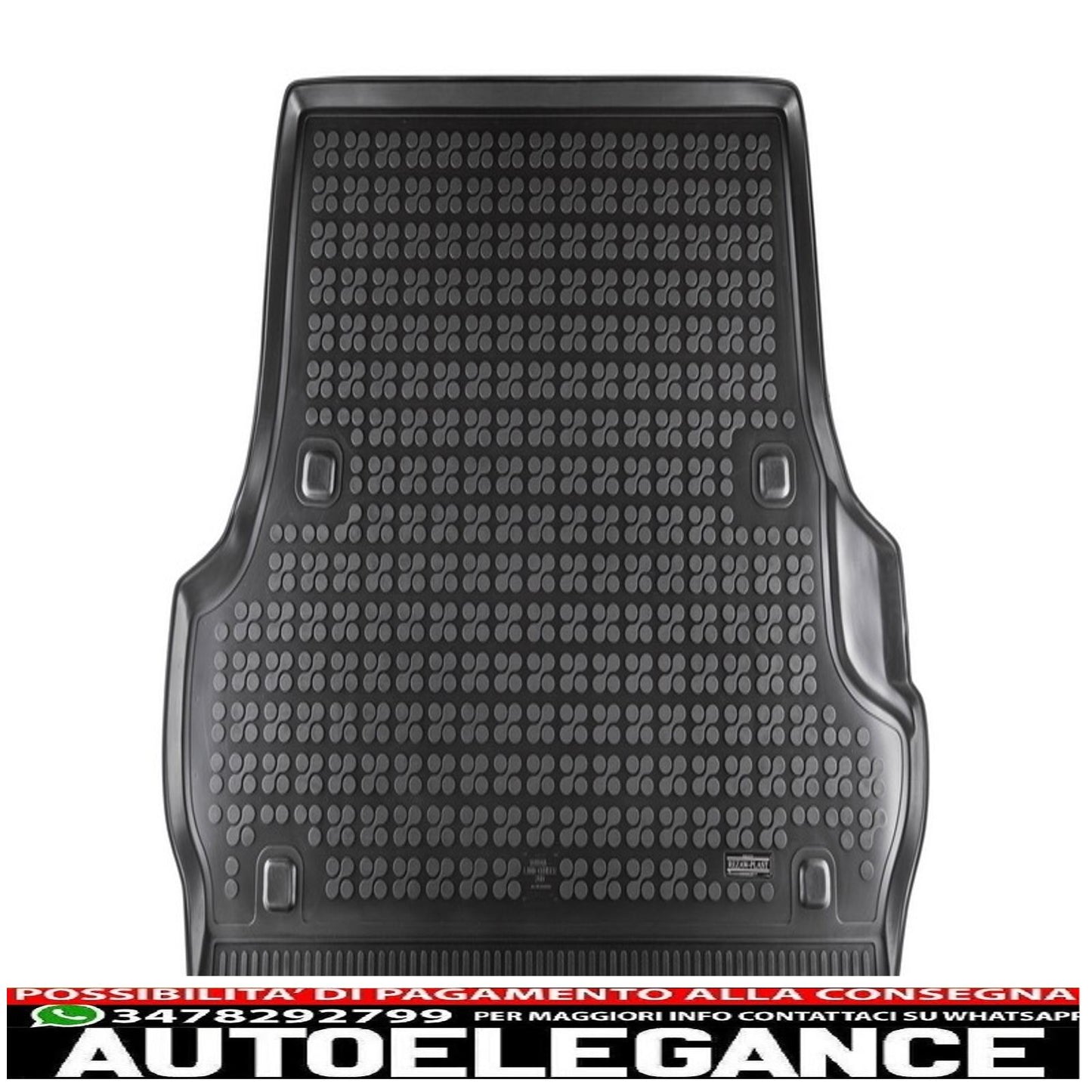 Black Rubber Trunk Mat Fit For Toyota Land Cruiser 2008-2014 