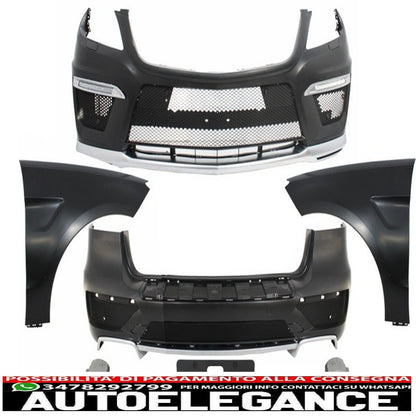complete body kit suitable for mercedes ml class w166 (from 2012 onwards) design ml63 