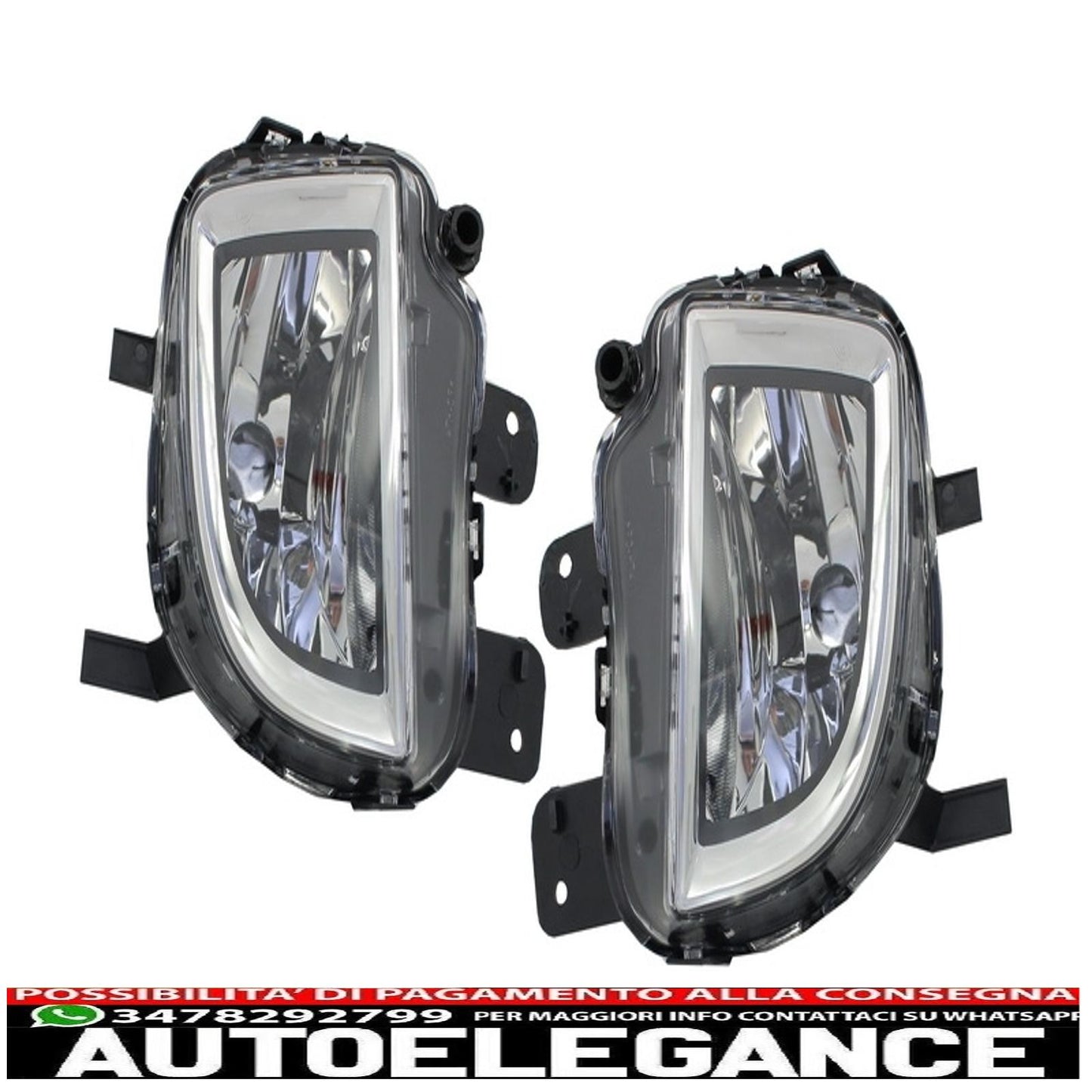 Fog lights suitable for vw golf vi 6 gti gtd (2008-2013)