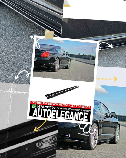 MINIGONNE LATERALI ADATTE PER  BENTLEY CONTINENTAL GT  2009-2012