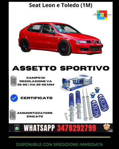 🔥Assetto sportivo adatto per Seat Leon e Toledo (1M)🔥