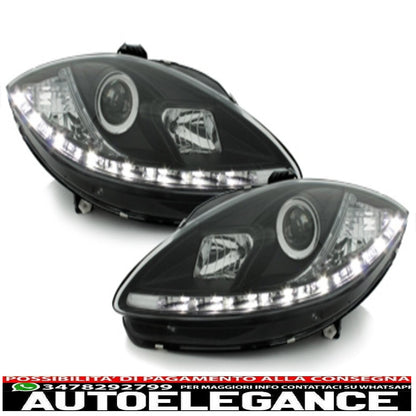 D-lite headlights suitable for Seat Leon 1p daytime running light_black 
