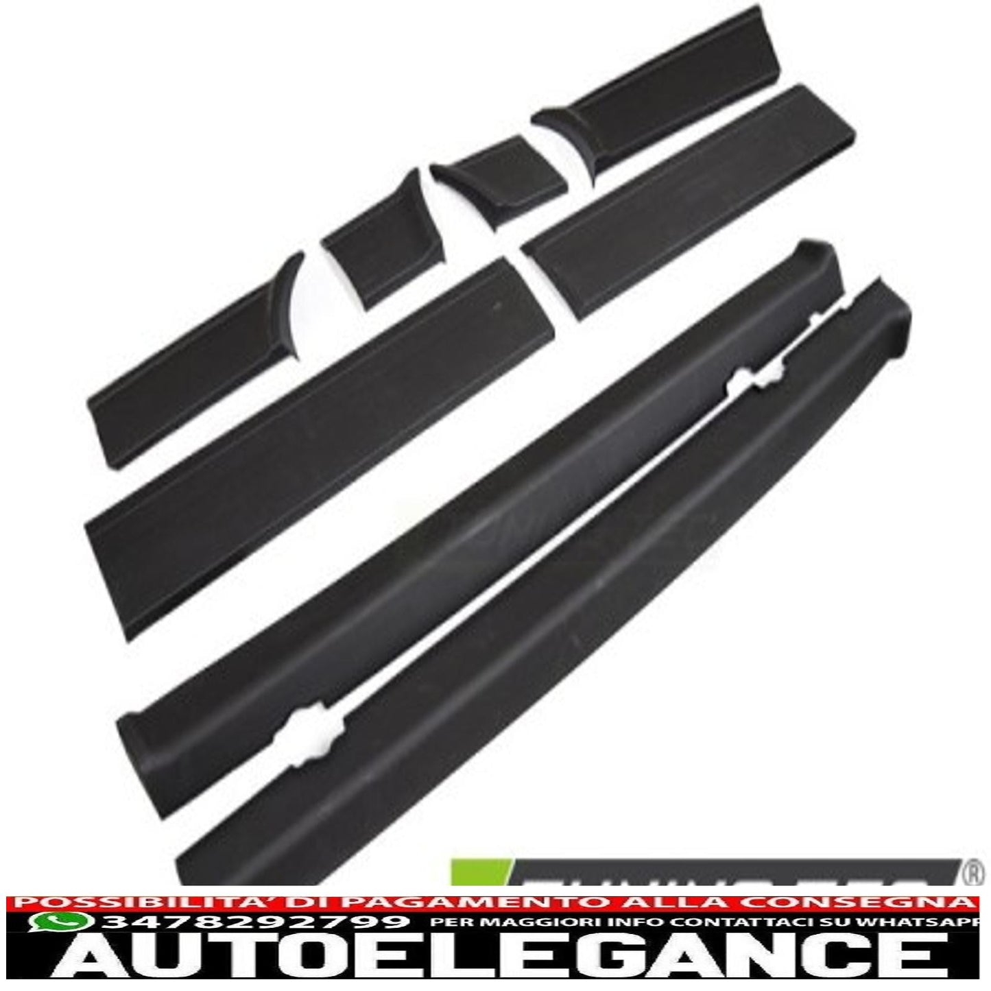 side skirts + door moldings sport style for bmw e30 82-90 2d