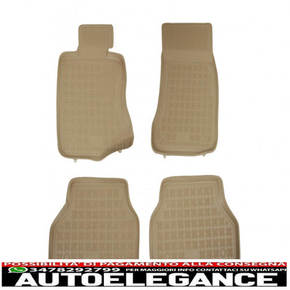 Beige rubber mat suitable for bmw 5 series e60 e61 2004-2010