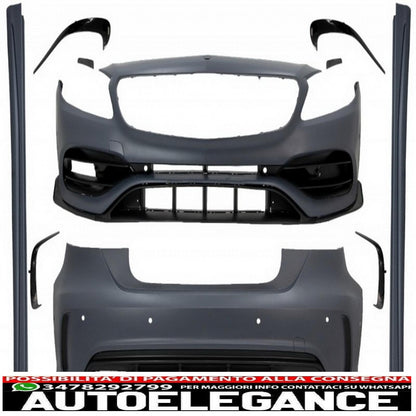 kit carrozzeria completo adatto per mercedes classe a w176 (2012-2018) restyling a45 design
