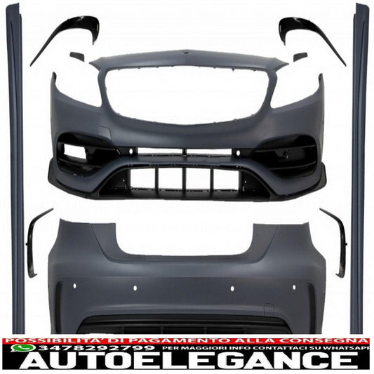kit carrozzeria completo adatto per mercedes classe a w176 (2012-2018) restyling a45 design