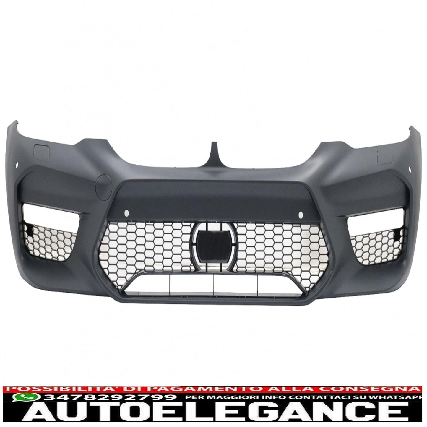 front bumper suitable for bmw 5 series g30 g31 (2017-2019) m5 sport design with acc 