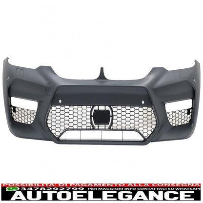 front bumper suitable for bmw 5 series g30 g31 (2017-2019) m5 sport design with acc 