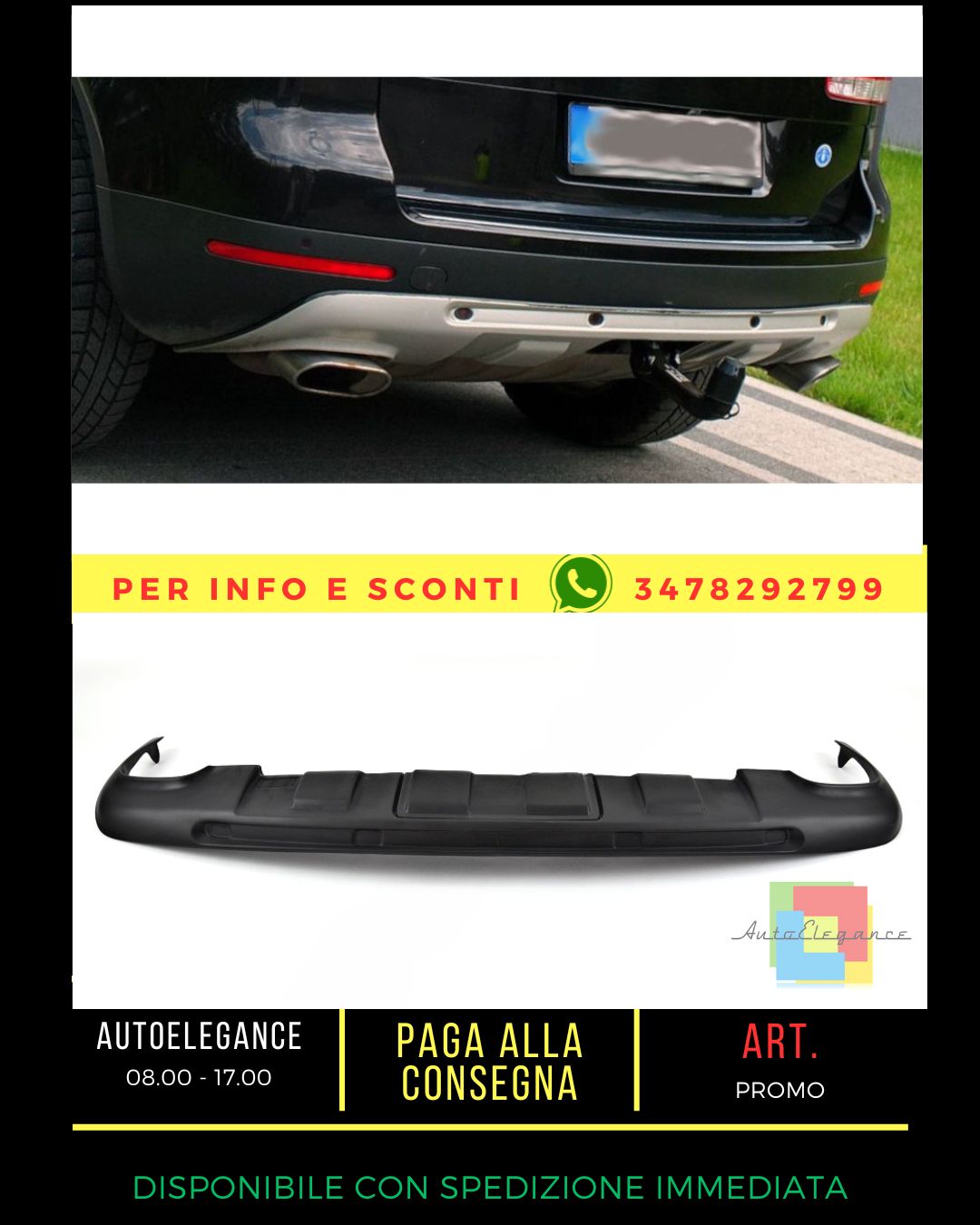 🔥DIFFUSORE ADATTO PER VW TOUAREG 2002-2010🔥