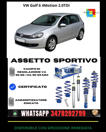 🔥Assetto sportivo ADATTO PER VW Golf 6 4Motion 2.0TDi🔥