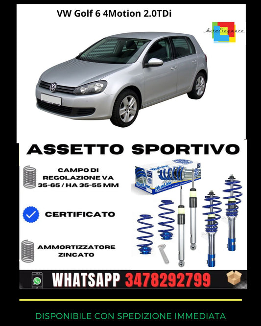 🔥Assetto sportivo ADATTO PER VW Golf 6 4Motion 2.0TDi🔥