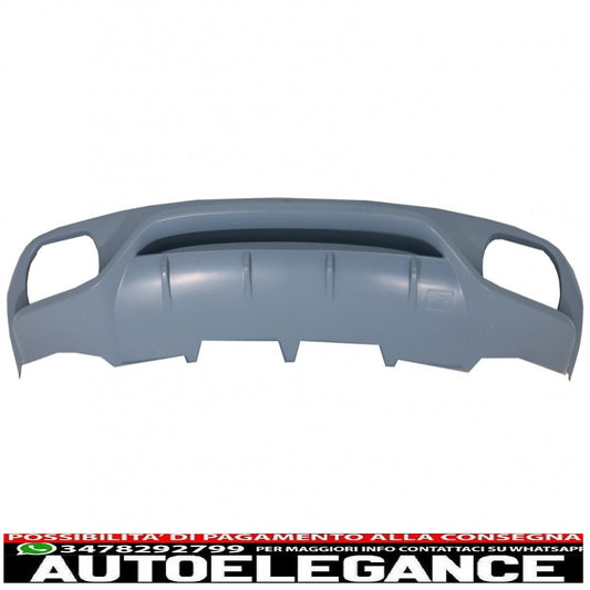 Diffusore mantovana paraurti posteriore adatto per audi a4 b8 berlina pre restyling (2007-2012) ab-design