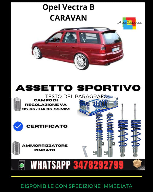 🔥Assetto sportivo ADATTO PER Opel Vectra B anche modelli caravan🔥