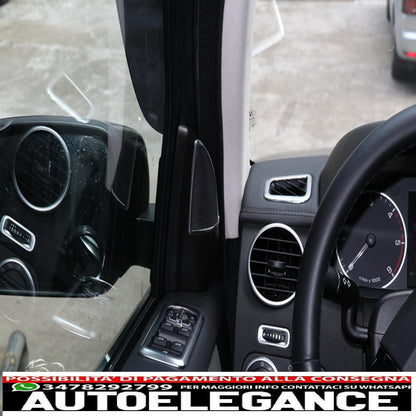 chrome frame panel air nozzles ventilation dashboard land rover discovery 4 l319 - show original titleoriginal textchromrahmen blende luftdüsen lüftung armaturenbrett land rover discovery 4 l319