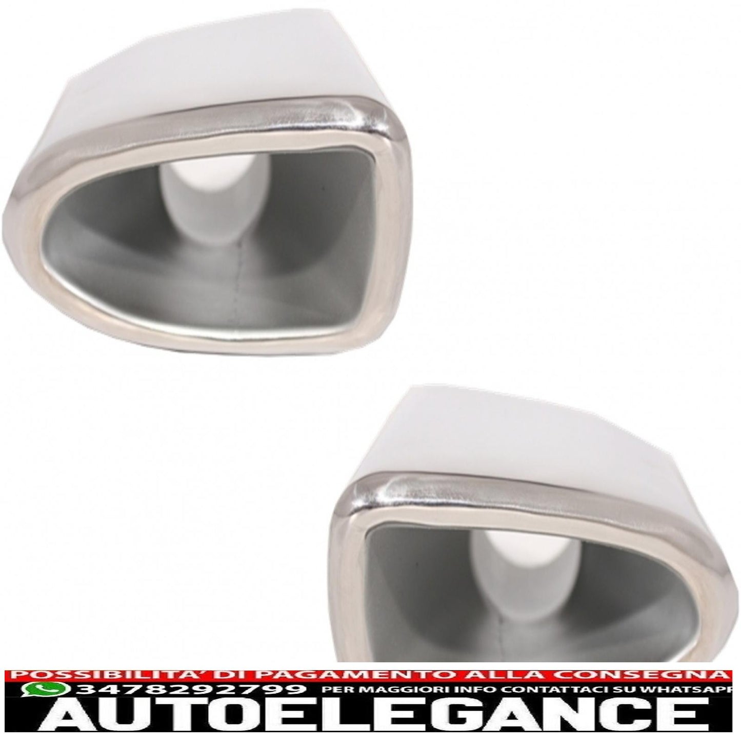 exhaust muffler tips suitable for porsche cayenne 955 (2002-2010) 