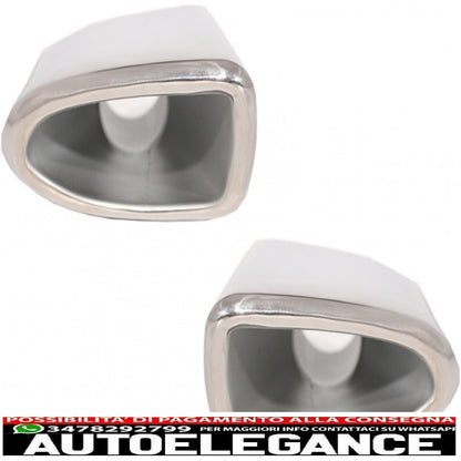 exhaust muffler tips suitable for porsche cayenne 955 (2002-2010) 
