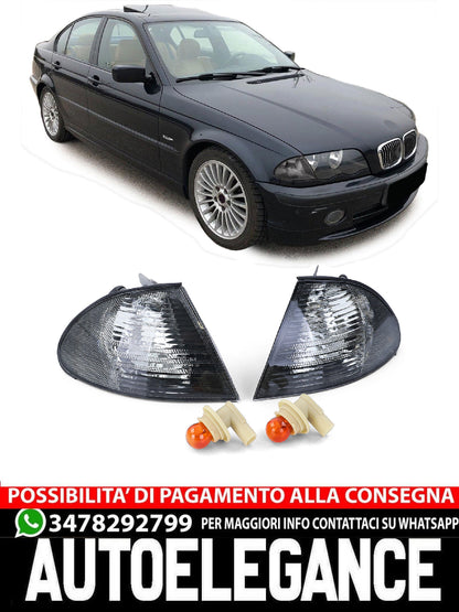 Indicatore di direzione in cristallo nero aftermarket compatibile con BMW 3ER E46 Berlina Touring 98-01