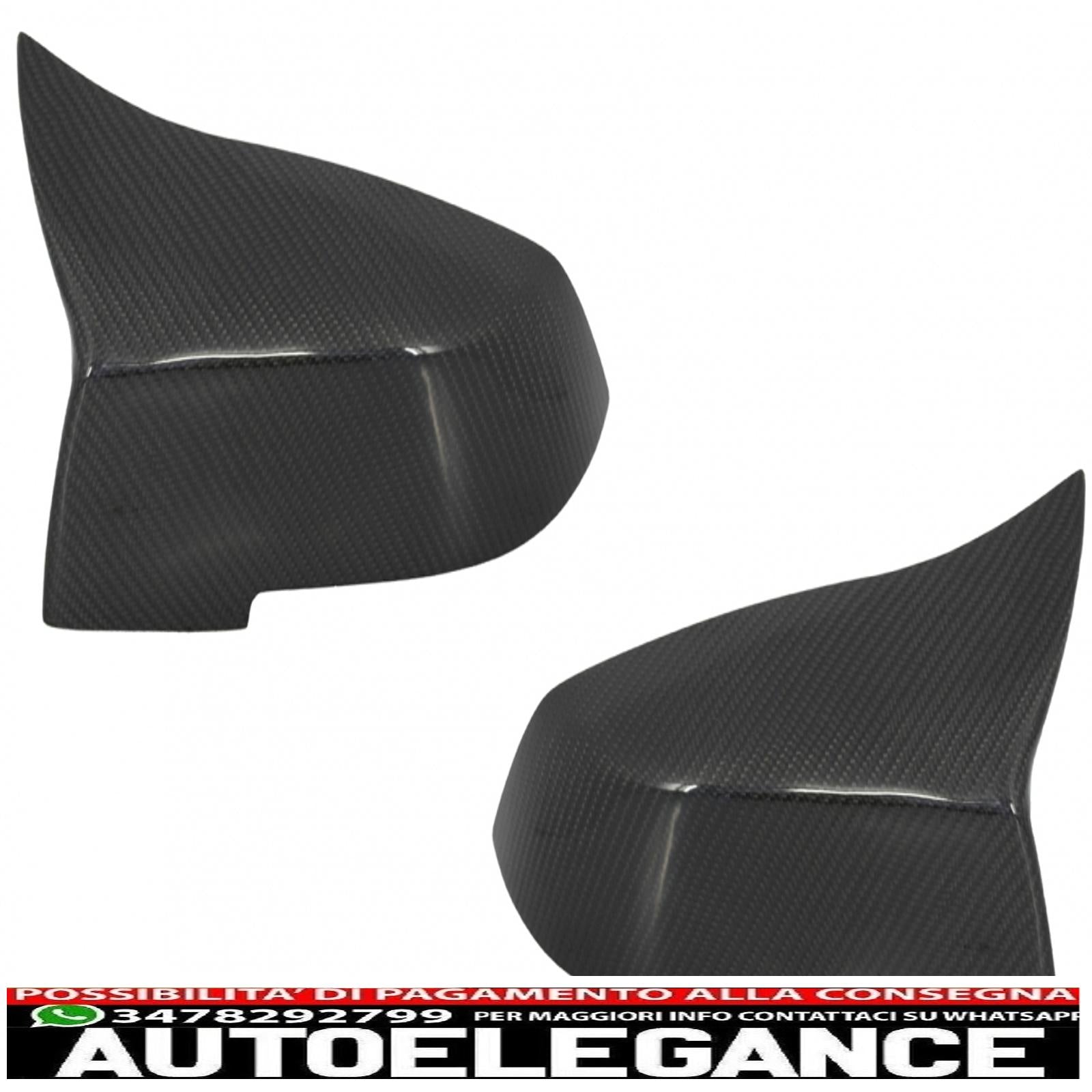 coperture specchietti adatte per bmw serie 1/2/3/4 in vera fibra di carbonio AUTOELEGANCERICAMBI
