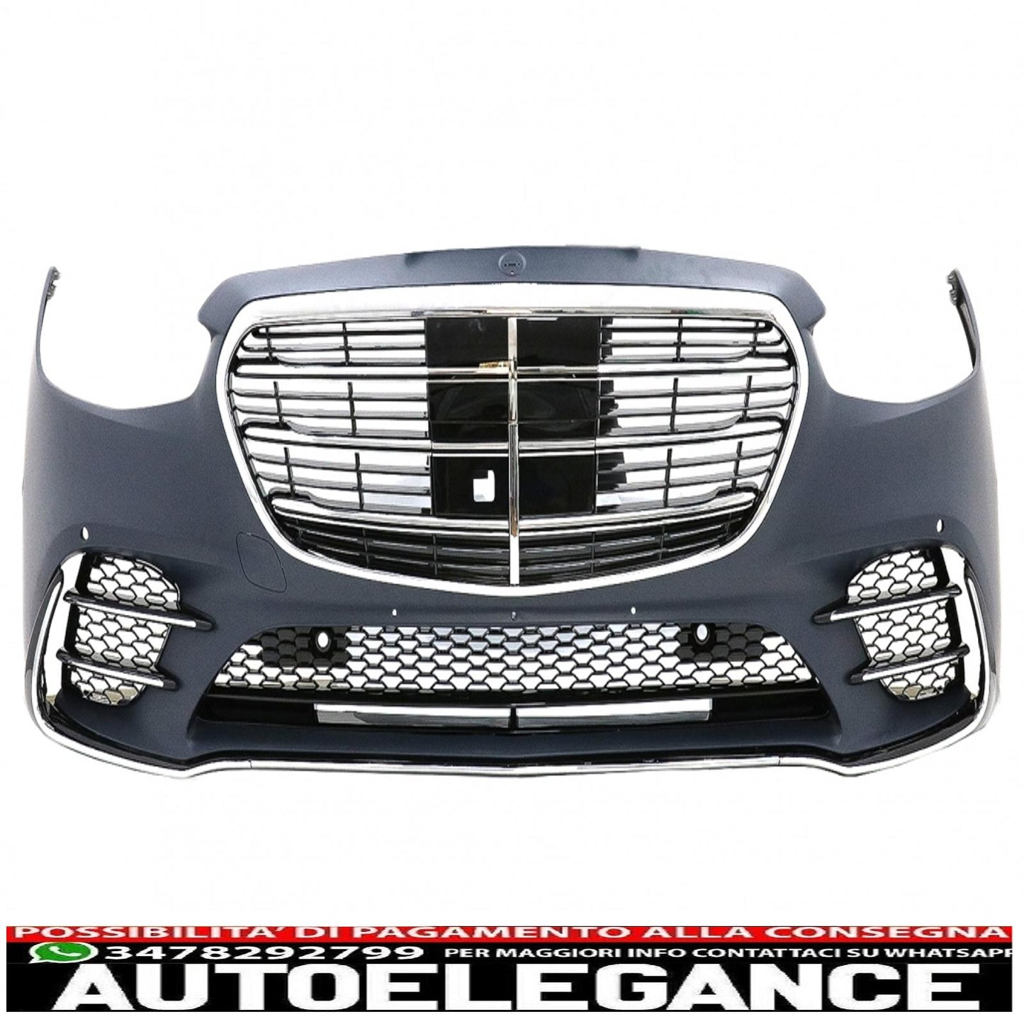 Paraurti anteriore adatto per mercedes classe s w223 limousine (2020-up) design linea sportiva