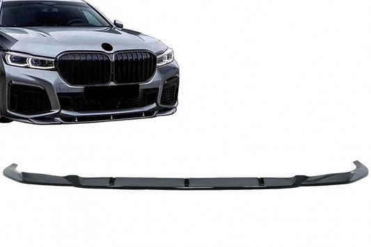Labbro spoiler paraurti anteriore adatto per BMW Serie 7 G11 G12 LCI M Sport (dal 02.2019 in poi) Piano Black