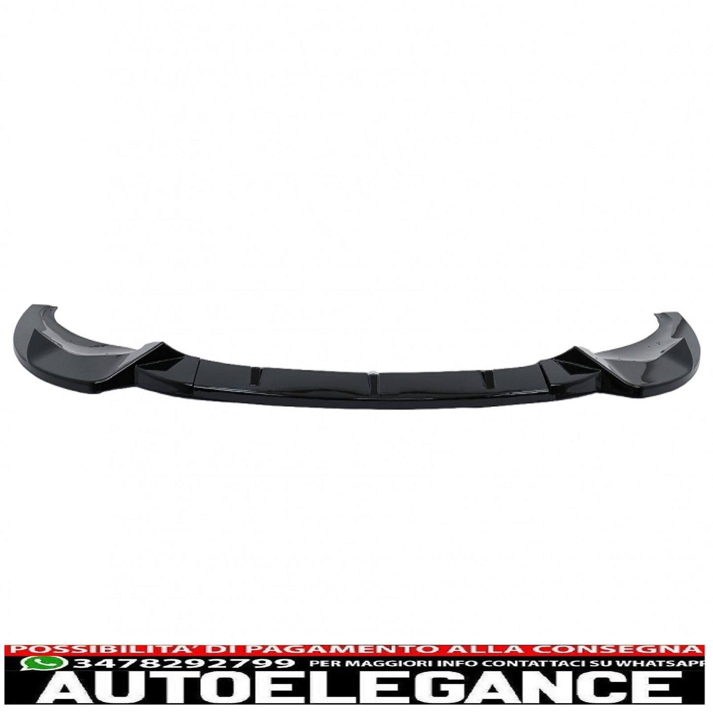 Front Bumper Spoiler Lip Fit For BMW X3 G01 X4 G02 (2018-2020) M Sport Piano Black 