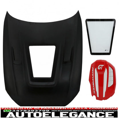 cofano cofano con copertura motore adatto per audi a5 b8.5 (2012-2016) gt design AUTOELEGANCERICAMBI