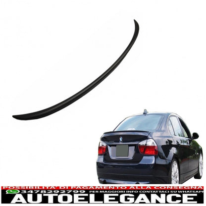 trunk spoiler suitable for bmw 3 series e90 (2005-2010) m3 design matt black