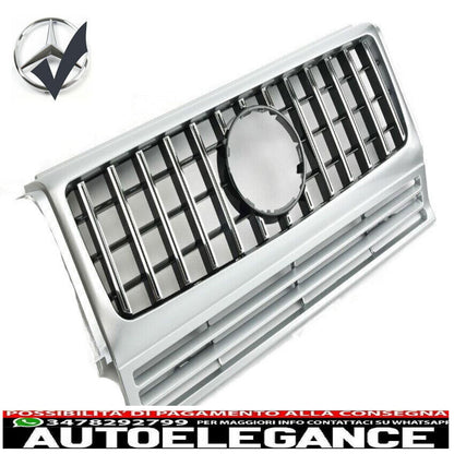 Sport radiator grille suitable for mercedes w463 g 1990-2018 panamericana gt o...